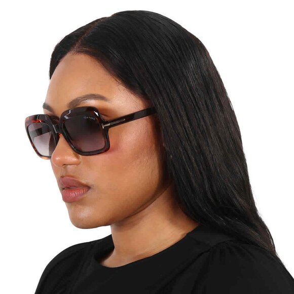 Final Price! Tom Ford Wallis FT0688 45G Shiny Light Brown Sunglasses main image 9